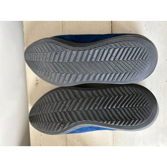 French Sole FS/NY Size 9 / US 8 Blue Suede Loafers Slip-ons - Picture 8 of 8